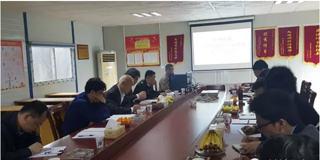 吴涛副会长兼秘书长出席在湖南六建云顶梅溪湖J24地块工程项目部召开的调研座谈会